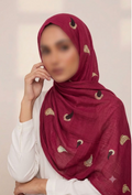 Embroidered Lawn Hijab
