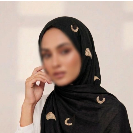 Embridered Lawn Hijab